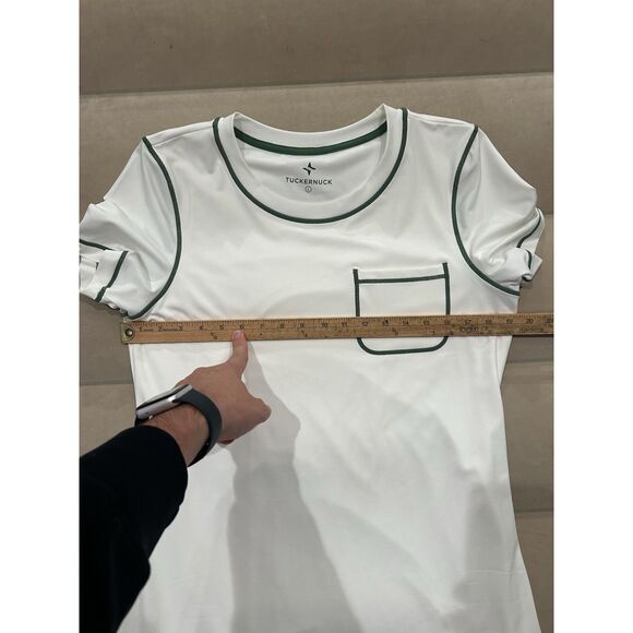 Tuckernuck TNUCK Sport White Robin Athletic Dress Large Short Sleeve Tennis Prep - Picture 4 of 8